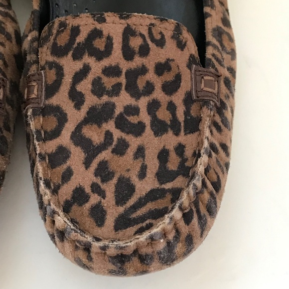COLE HAAN Leopard Ballet Flats Nike Air Slip On Loafers Women’s Size 9.5 Wide - Picture 3 of 16